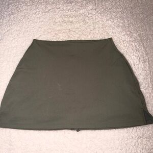 Forever 21 Olive Mini Skirt